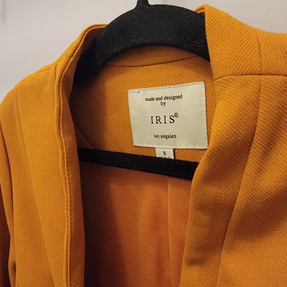 Mustard Yellow Iris Blazer - Picture 2 of 12